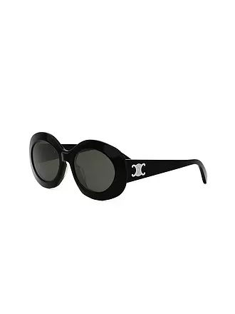 CELINE | Triomphe schwarze runde Sonnenbrille | 